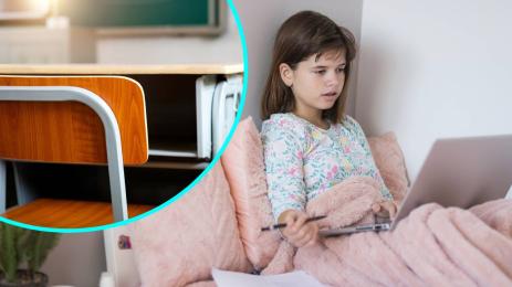 ученици грип онлайн