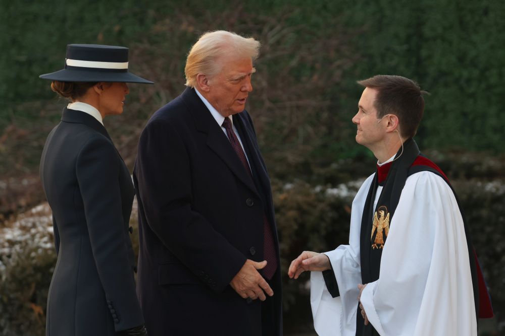  Мелания Тръмп и Доналд Тръмп 