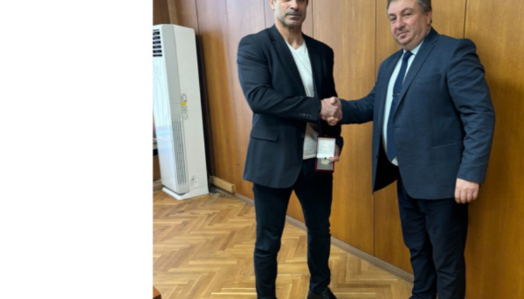 Георги Иванов - Кметът на Шумен проф. Христо Христов и президентът на БФC Георги Иванов обсъдиха съвместни проекти за бъдещето на играта в региона