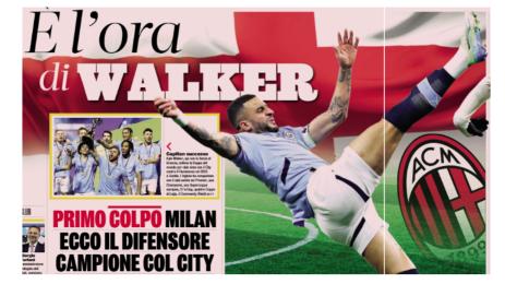 Кайл Уокър Манчестър Сити Милан