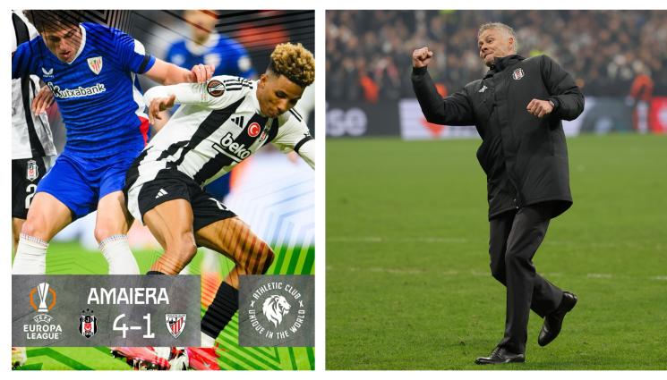 Бешикташ Атлетик Билабо Оле Гунар Солскяер - Славен дебют за Оле Гунар Солскяер в Бешикташ