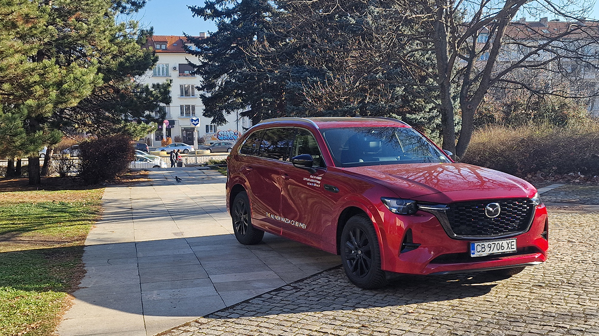 Mazda CX-80: Различният премиум избор (видео ревю)