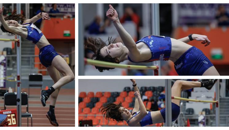 Ирен Саръбоюкова - Сестрата на Божидар Саръбоюков държавна шампионка на висок скок и вице на дълъг