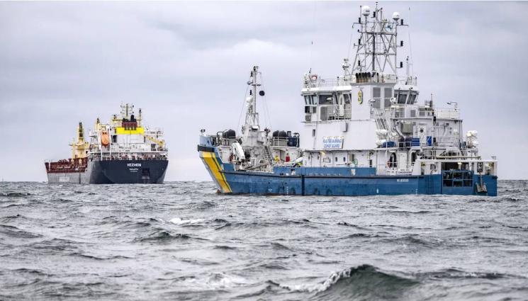 кораб Вежен - СЛЕД РАЗСЛЕДВАНЕ НА БМФ: Няма умисъл в инцидента в Балтийско море