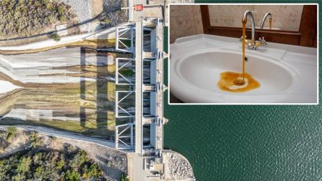 мътна вода язовир