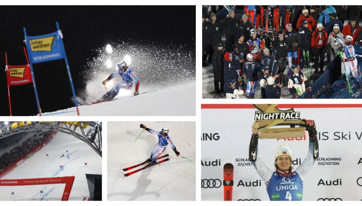 Александър Стеен Олсен - 23-годишен норвежец отвя фаворитите в нощния гигантски слалом в Шладминг