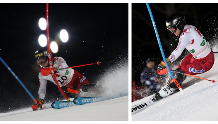 Алберт Попов Шладминг - Алберт пропусна врата под прожекторите в Шладминг