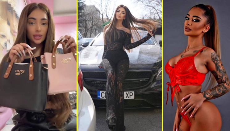 Мис Силикон Катрин Йорданова - С ПРОСТАШКИ ИЗРАЗИ: Дрогираната Мис Силикон продава дамски чанти