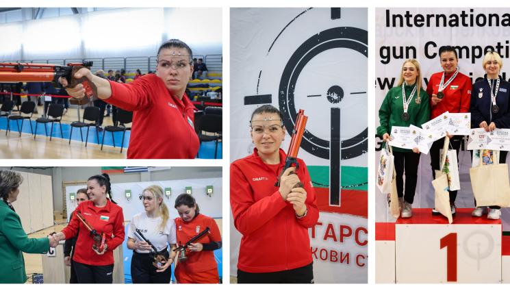 Антоанета Костадинова спортна стрелба - Антоанета Костадинова отстреля второ злато за 2 дни. Олимпийската вицешампионка от Токио драматично първа на Гран При София