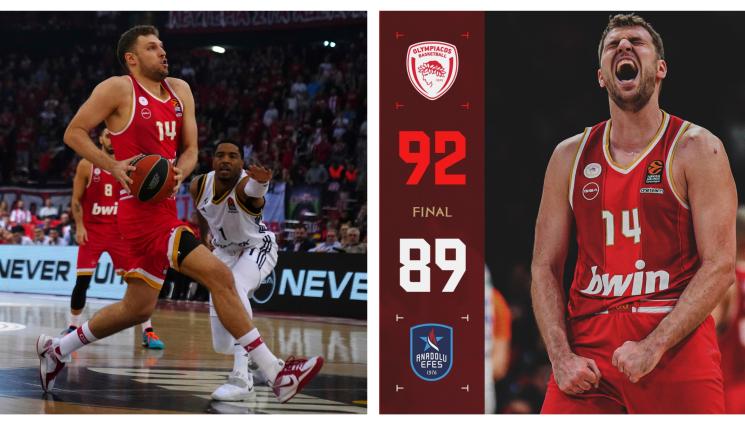 Александър Везенков Ефес Анадолу Евролига - Везенков терминатор при завръщането си