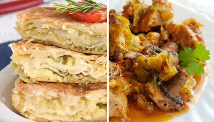 рецепти - ПРАЗ ПО РАЗЛИЧЕН НАЧИН: Бърз запечен с ориз, със свинско и гъби, с домашна луканка или пък баница с кисело зеле