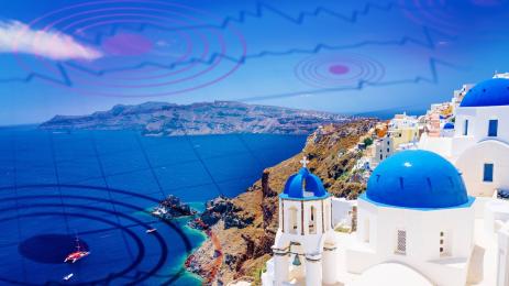 санторини земетресение