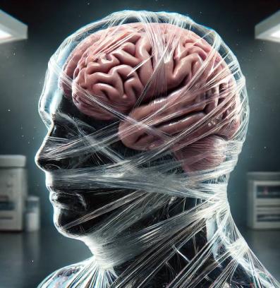 мозък найлон пластмаса