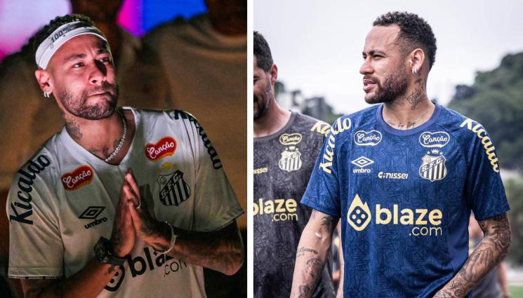 Неймар - Неймар пристигна с хеликоптер на тренировка на Сантос (ВИДЕО)