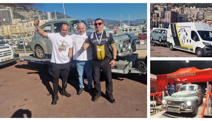клуб Аванград ретро рали Монте Карло - Перничани с исторически бг дебют на знаменитото ретро рали „Монте Карло”