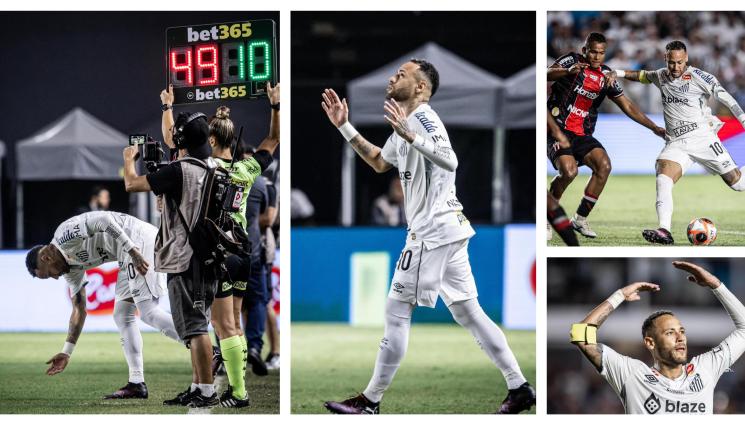 Неймар Сантос - Неймар се завърна в игра за Сантос за ЧРД!