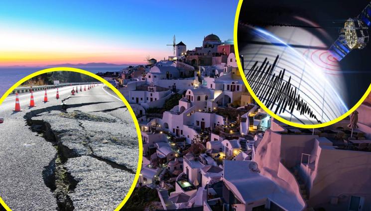 Санторини - ГОТВЯТ СЕ ЗА АПОКАЛИПСИС: Два пъти разтресе Санторини и в неделя, премиерът с призив към населението! (СНИМКИ+ВИДЕО)