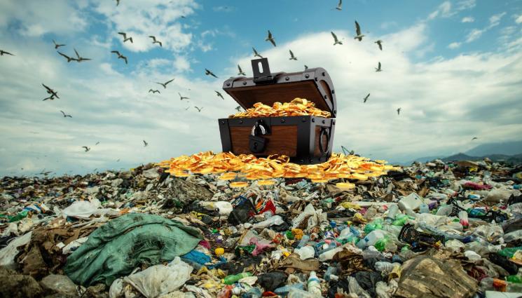 сметище съкровище - КЪСМЕТ: Мъж спечели хиляди от находка на боклука