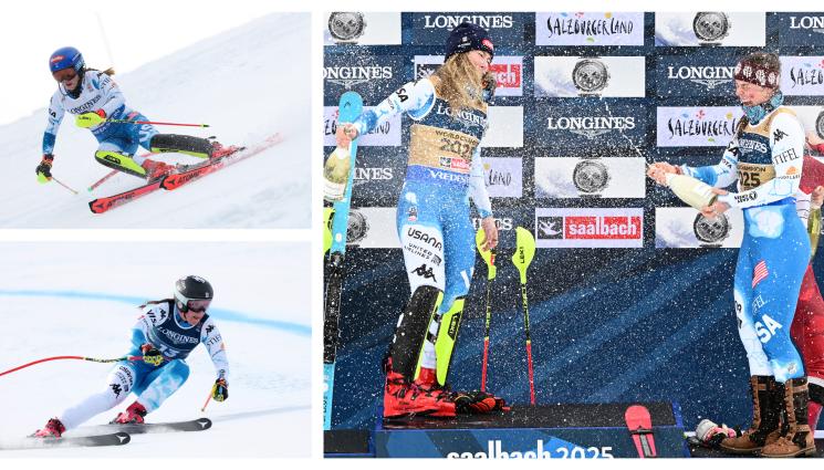 Брийзи Джонсън Микаела Шифрин - Брийзи Джонсън и Микаела Шифрин с историческа първа отборна титла в комбинацията на световното