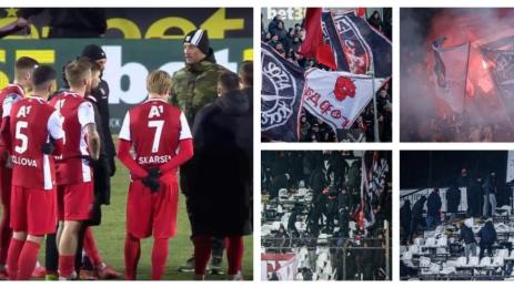 ЦСКА фенове погром кюстендилеца