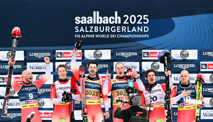Швейцария световно поски заалбах - Швейцарски хеттрик на световното по ски в Австрия