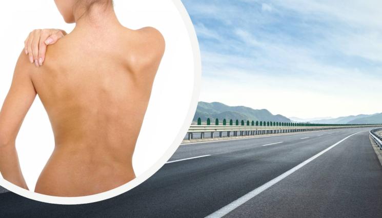 жена път - КАТО ВЪВ ФИЛМ ЗА ВЪЗРАСТНИ: Дибидюс гола жена взриви с разходка магистрала