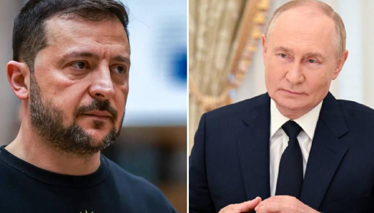 Володимир Зеленски Владимир Путин