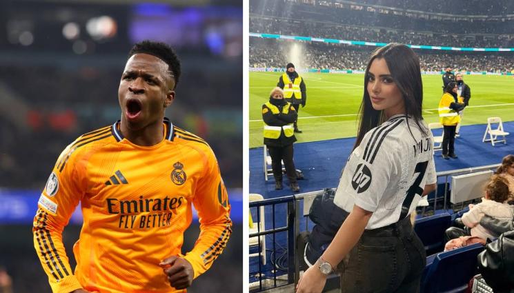 Винисиус Жуниор Виктория Руис - Вини на плажно парти с отбор мацки