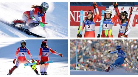 ски алпийски жени