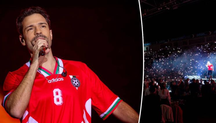 Константинос Аргирос - След като пя с тениската му пред 12 000 души: Аргирос в музея на Стоичков