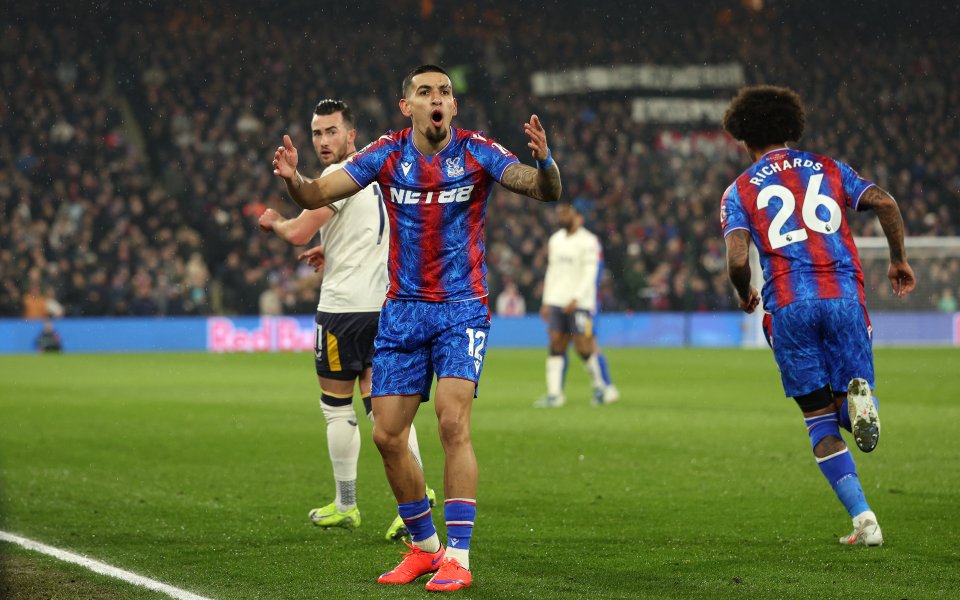 Кристъл Палас - Евертън, Висша лига