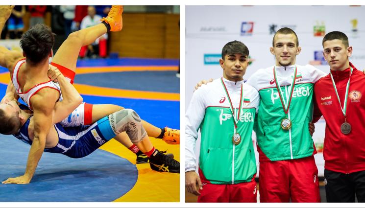 борба - Три златни медала за българските борци