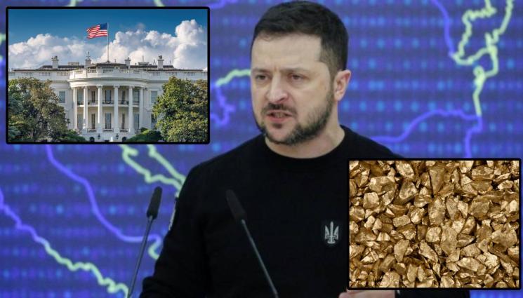 d - ЗЕЛЕНСКИ: САЩ няма да притежават 50% от редкоземните метали на Украйна!