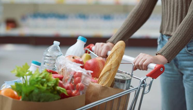 пазарска количка - ПАК УДАР ПО ДЖОБА: Хляб, вода и кафе нагоре!
