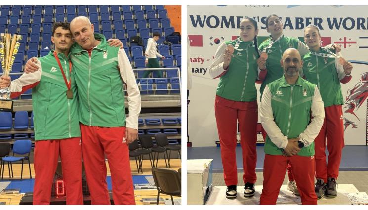 Фехтовка бронзови медали - 2 бронза в 1 ден за новата генерация на родната фехтовка за Световната купа