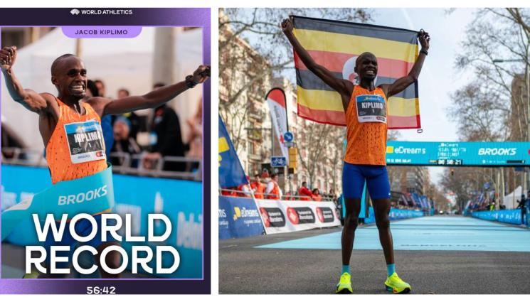 Джейкъб Киплимо Барселона полумаратон - Угандиец счупи световния рекорд в полумаратона с историческа разлика