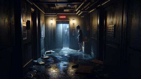 жилищен блок вход