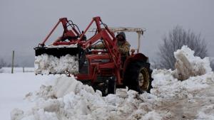 В село Кичево край Варна падна 30 сантиметра сняг