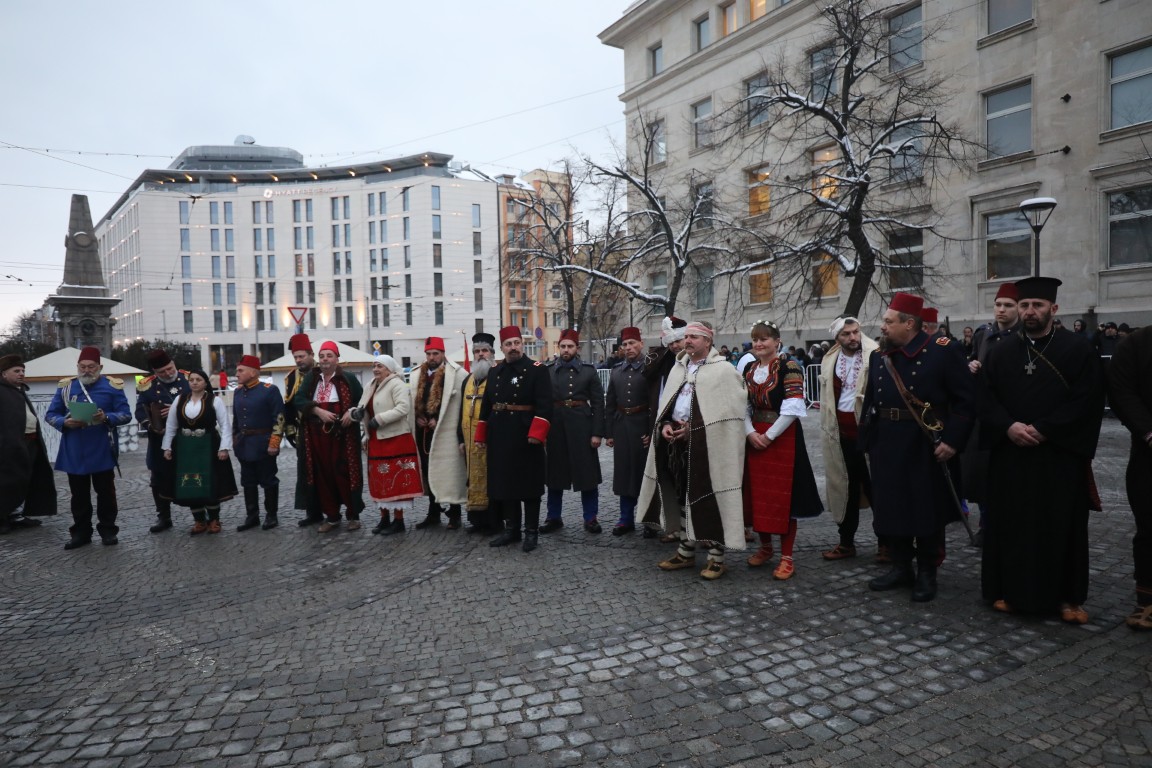 <p>Почитане на паметта на Апостола на свободата Васил Левски в София.</p>