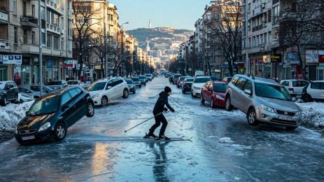ски в града