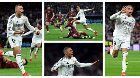 Килиан Мбапе хеттрик Шампионска лига Реал Мадрид