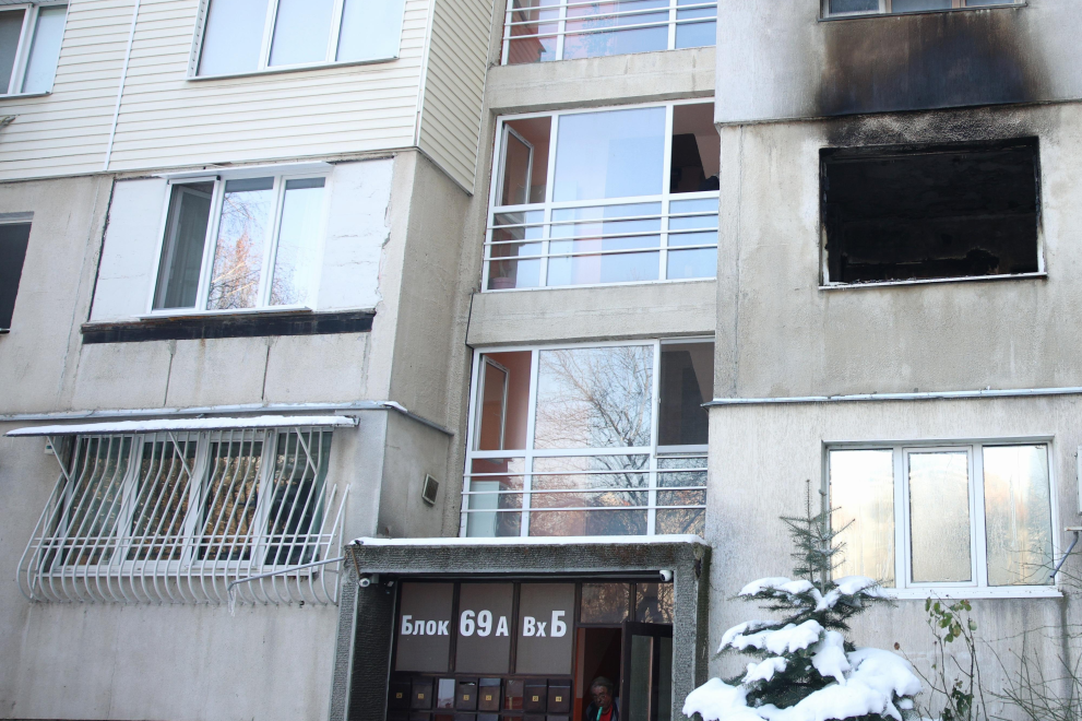  пожар апартамент Банишора 