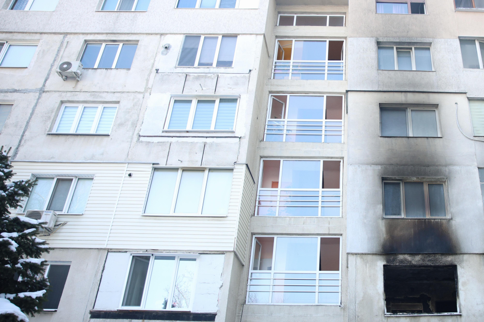  пожар апартамент Банишора 