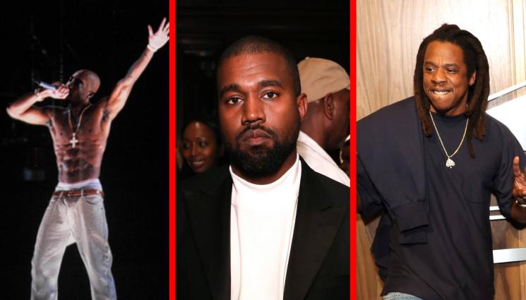 рапъри - ВОЙНИТЕ НА РАПЪРИТЕ: Тупак получава куршум, Кание Уест и Джей Зи кътат милиарди!