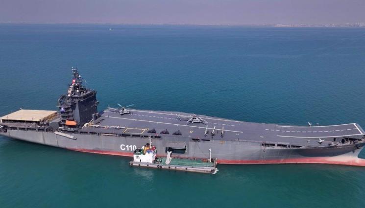 Шахид Бахман Бакери - Иран с плаващо летище за дронове - играе ролята на „самолетоносач“ за бедни държави