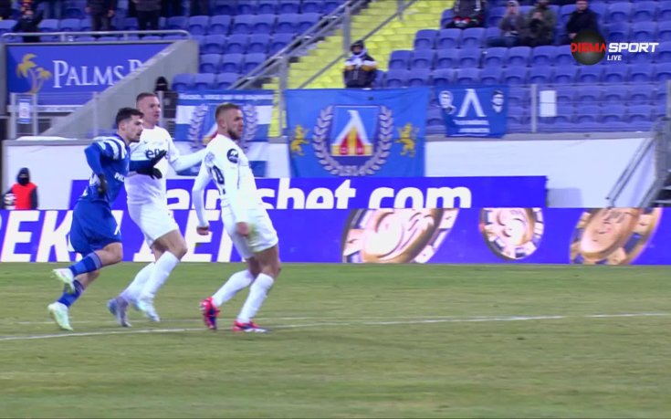 Левски - Спартак Варна 1:0 /първо полувреме/