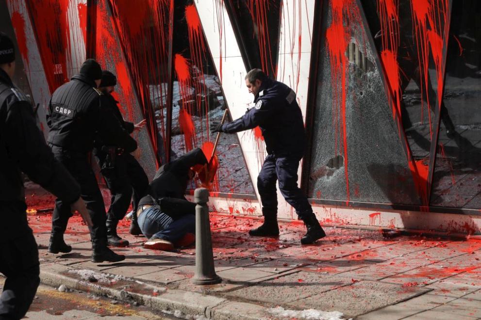 Освободиха привържениците от Възраждане , които бяха задържани след протеста