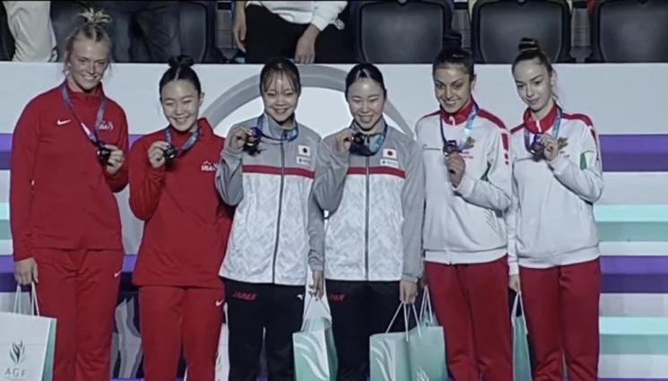 Христина Пенева и Марияна Узунова - 1. Япония, 2. САЩ, 3. България: Бронз за Христина Пенева и Марияна Узунова от Световната купа