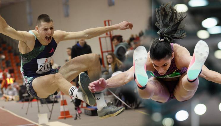 Божидар Саръбоюков и Пламена Миткова - Божидар Саръбоюков ще атакува нова евротитла в скока на дължина