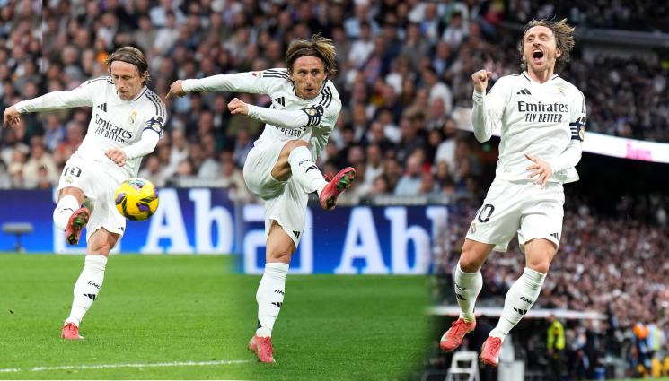 Лука Модрич Жирона - Лука, легендо! Модрич взриви „Бернабеу“ с неспасяема бомба срещу Жирона